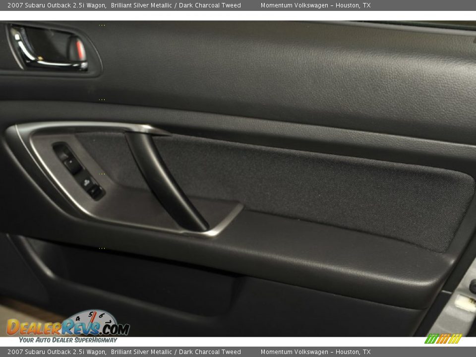 2007 Subaru Outback 2.5i Wagon Brilliant Silver Metallic / Dark Charcoal Tweed Photo #34
