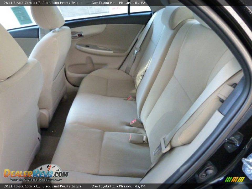 2011 Toyota Corolla LE Black Sand Pearl / Bisque Photo #9
