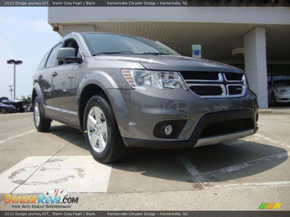 2012 Dodge Journey SXT Storm Grey Pearl / Black Photo #1