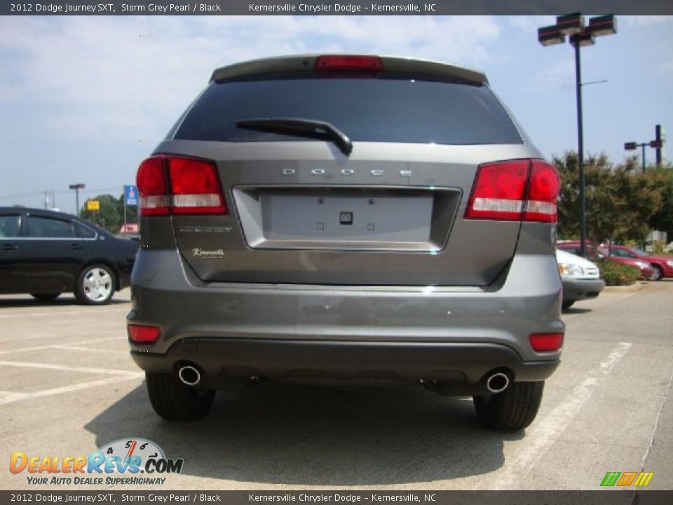 2012 Dodge Journey SXT Storm Grey Pearl / Black Photo #4