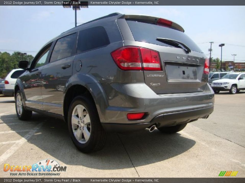 2012 Dodge Journey SXT Storm Grey Pearl / Black Photo #5