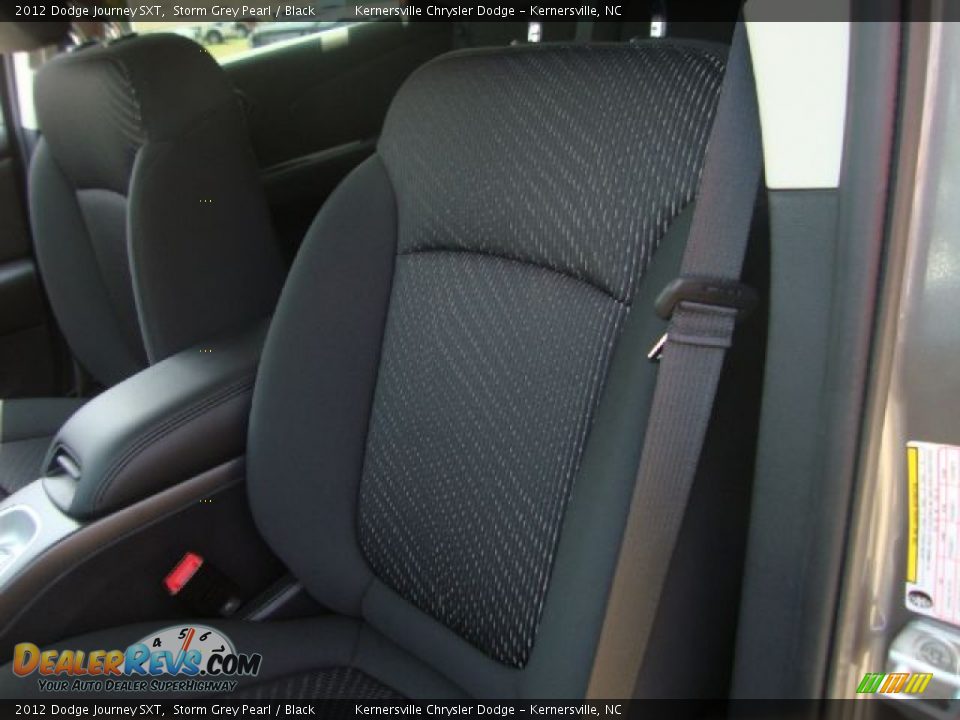 Black Interior - 2012 Dodge Journey SXT Photo #9