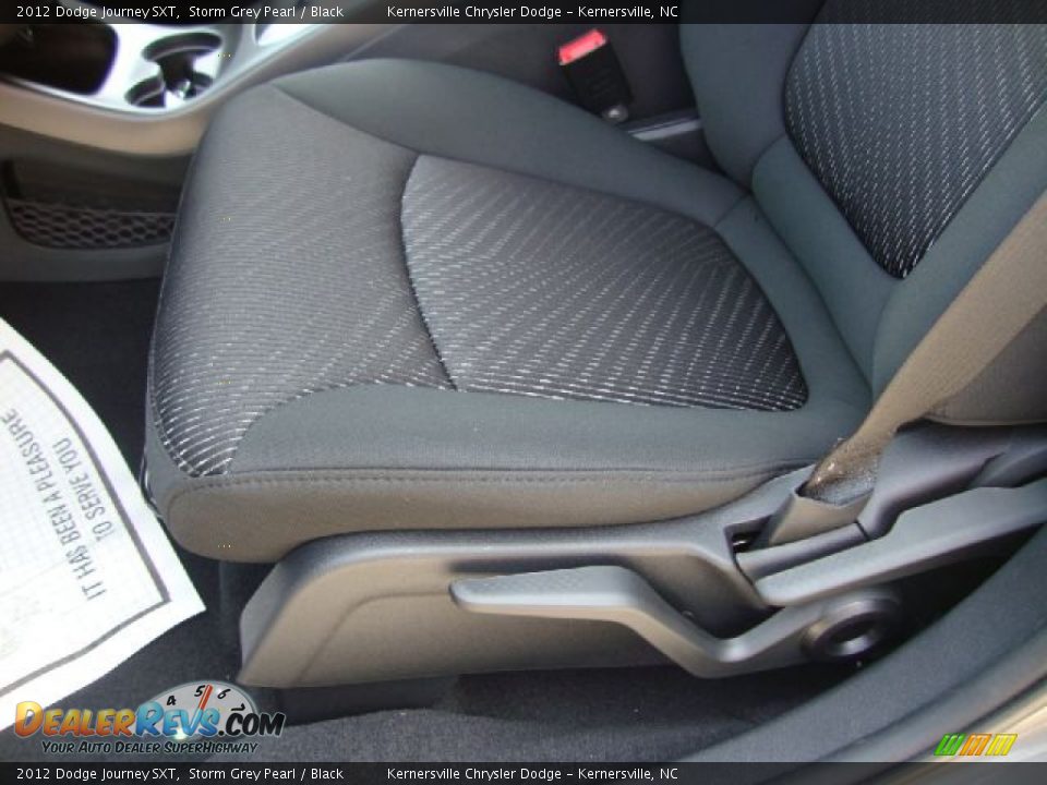 Black Interior - 2012 Dodge Journey SXT Photo #10