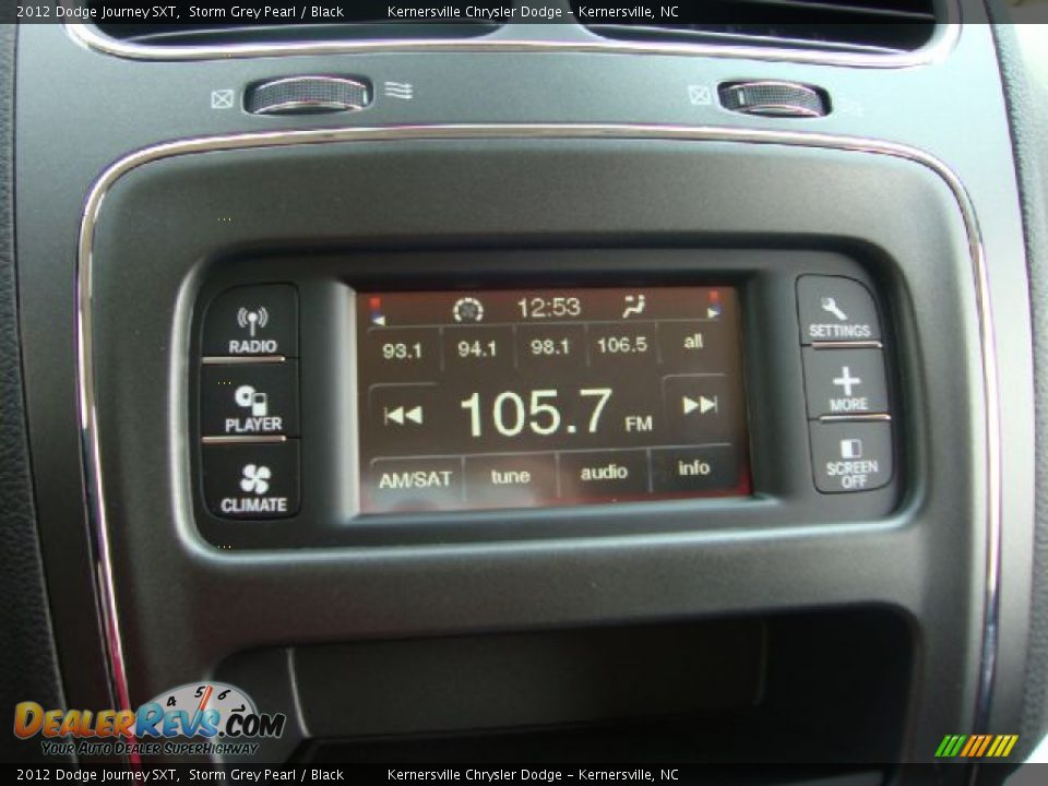 2012 Dodge Journey SXT Storm Grey Pearl / Black Photo #16