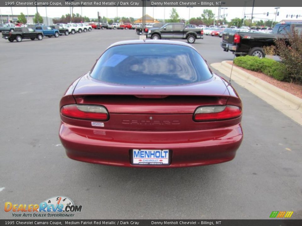 1995 Chevrolet Camaro Coupe Medium Patriot Red Metallic / Dark Gray Photo #18