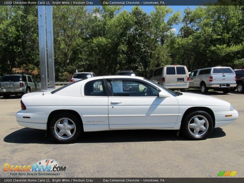 1999 Chevrolet Monte Carlo LS Bright White / Medium Gray Photo #4