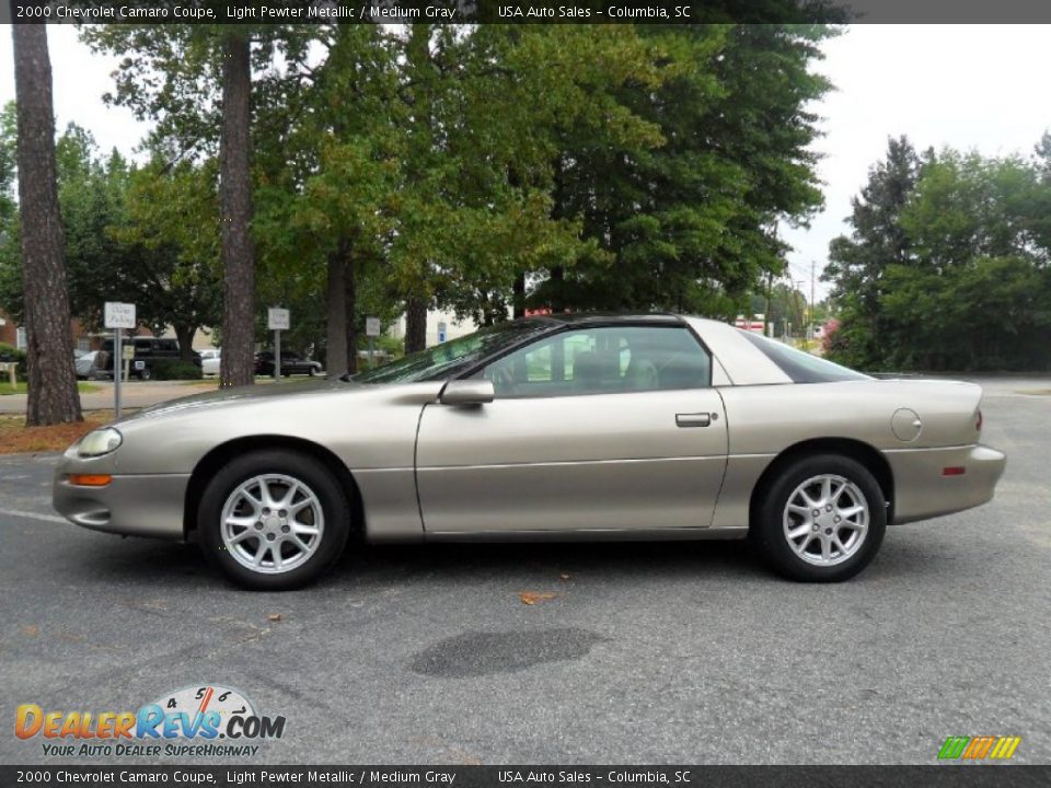 Light Pewter Metallic 2000 Chevrolet Camaro Coupe Photo #3