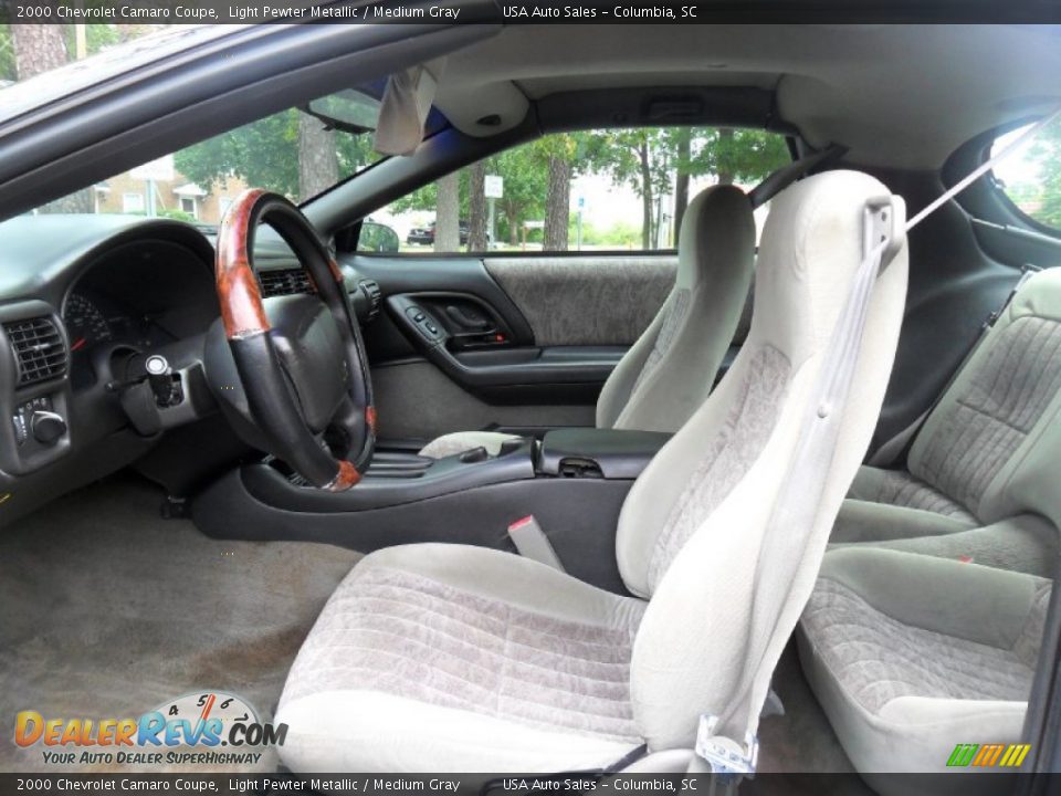 Medium Gray Interior - 2000 Chevrolet Camaro Coupe Photo #13