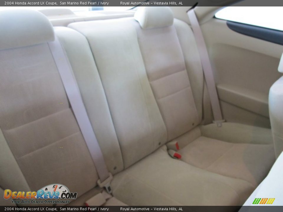 2004 Honda Accord LX Coupe San Marino Red Pearl / Ivory Photo #8