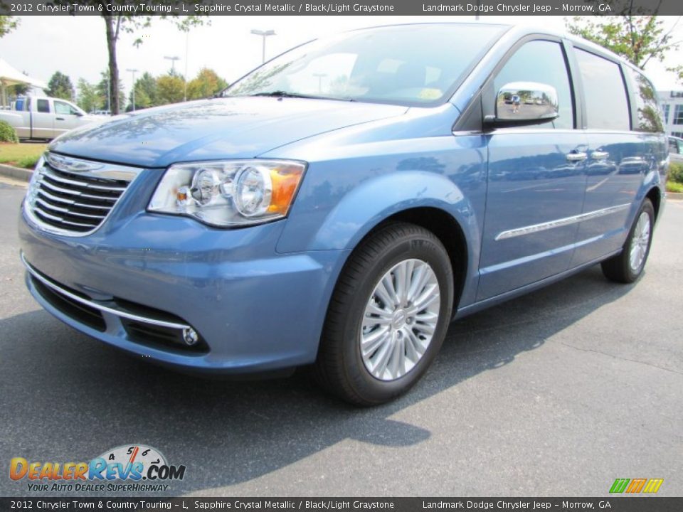 2012 Chrysler Town & Country Touring - L Sapphire Crystal Metallic / Black/Light Graystone Photo #3