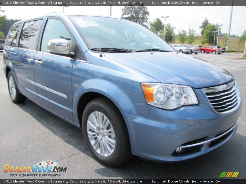 2012 Chrysler Town & Country Touring - L Sapphire Crystal Metallic / Black/Light Graystone Photo #6