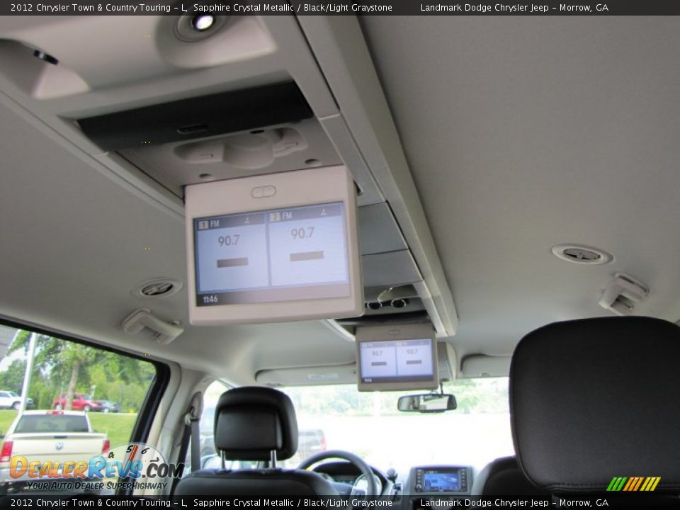 2012 Chrysler Town & Country Touring - L Sapphire Crystal Metallic / Black/Light Graystone Photo #10