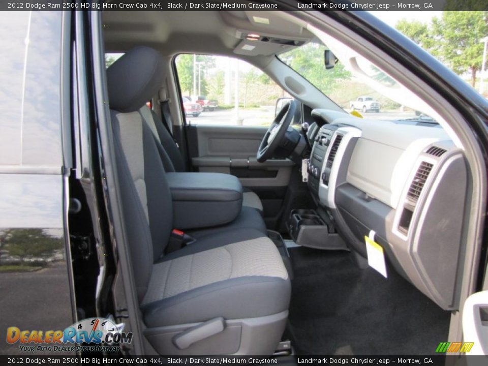 Dark Slate Medium Graystone Interior 2012 Dodge Ram 2500