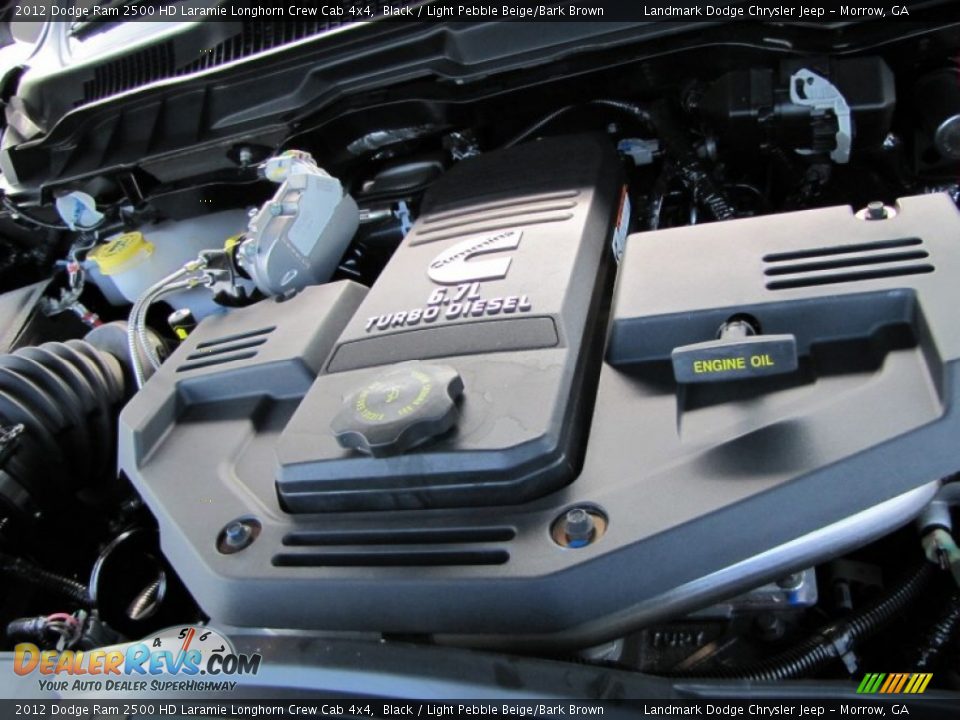 2012 Dodge Ram 2500 HD Laramie Longhorn Crew Cab 4x4 6.7 Liter OHV 24-Valve Cummins VGT Turbo-Diesel Inline 6 Cylinder Engine Photo #11
