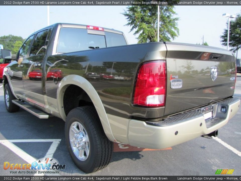 Sagebrush Pearl 2012 Dodge Ram 2500 HD Laramie Longhorn Crew Cab 4x4 Photo #2