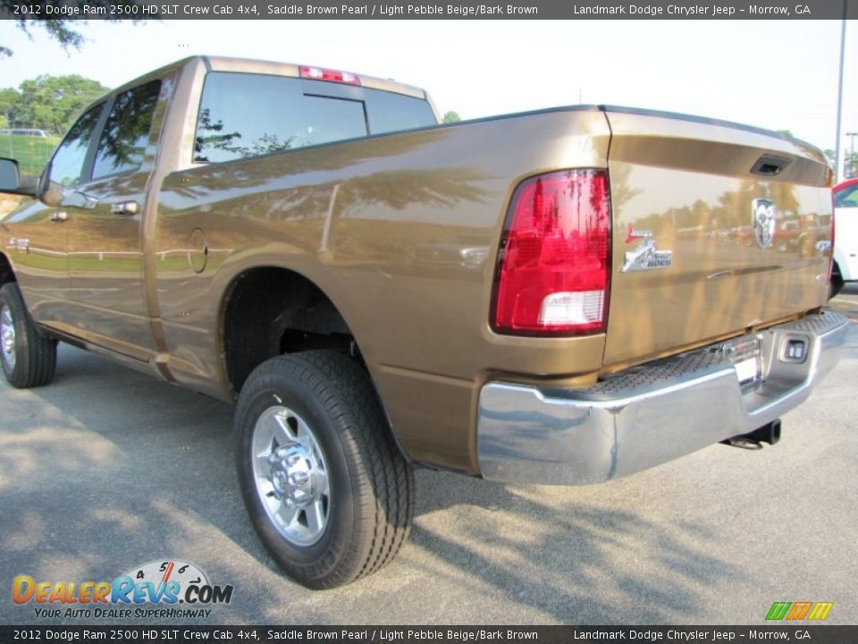 2012 Dodge Ram 2500 HD SLT Crew Cab 4x4 Saddle Brown Pearl / Light Pebble Beige/Bark Brown Photo #2