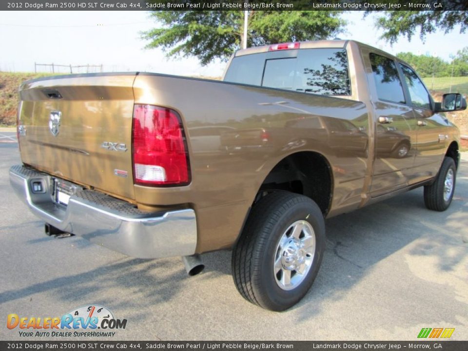 2012 Dodge Ram 2500 HD SLT Crew Cab 4x4 Saddle Brown Pearl / Light Pebble Beige/Bark Brown Photo #3