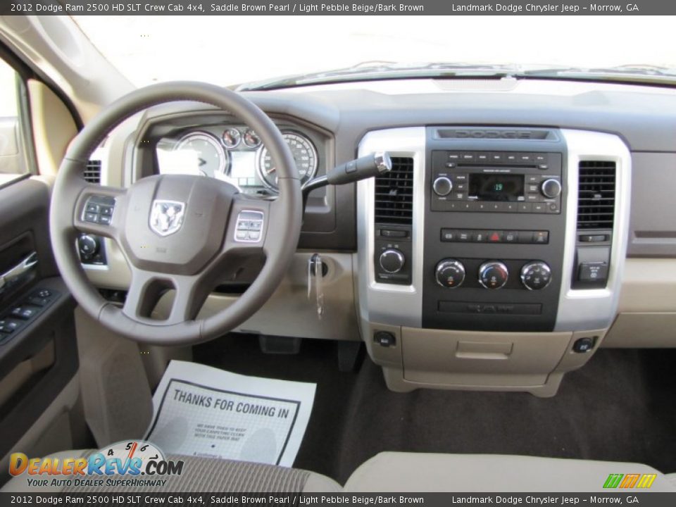 Dashboard of 2012 Dodge Ram 2500 HD SLT Crew Cab 4x4 Photo #9