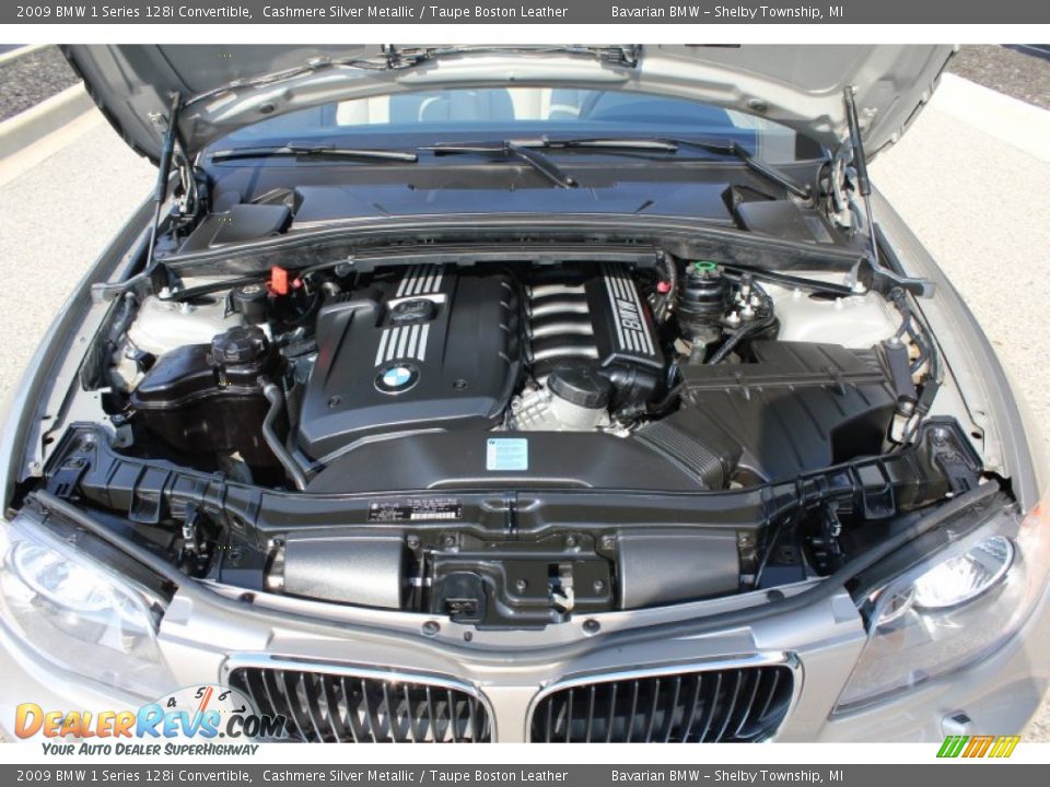 2009 BMW 1 Series 128i Convertible 3.0 Liter DOHC 24-Valve VVT Inline 6 Cylinder Engine Photo #9