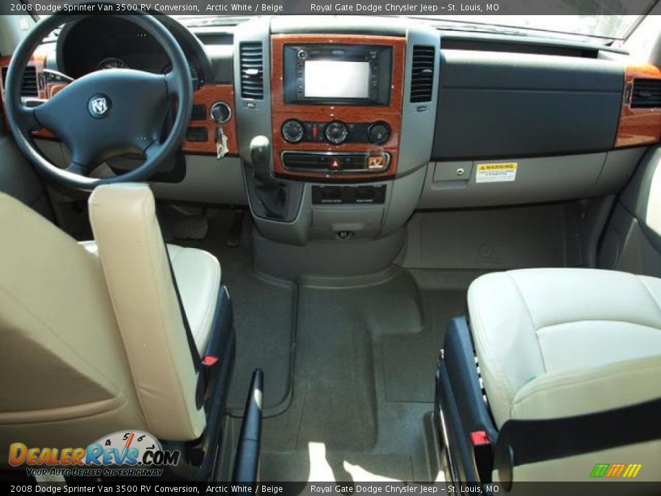 Dashboard of 2008 Dodge Sprinter Van 3500 RV Conversion Photo #14