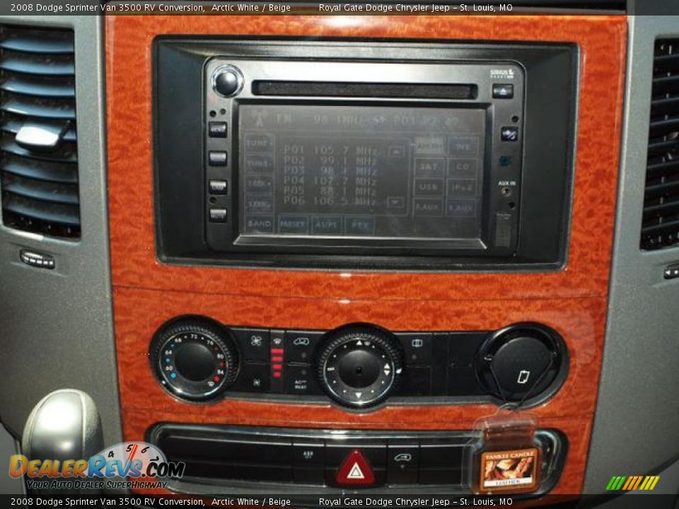 Controls of 2008 Dodge Sprinter Van 3500 RV Conversion Photo #16