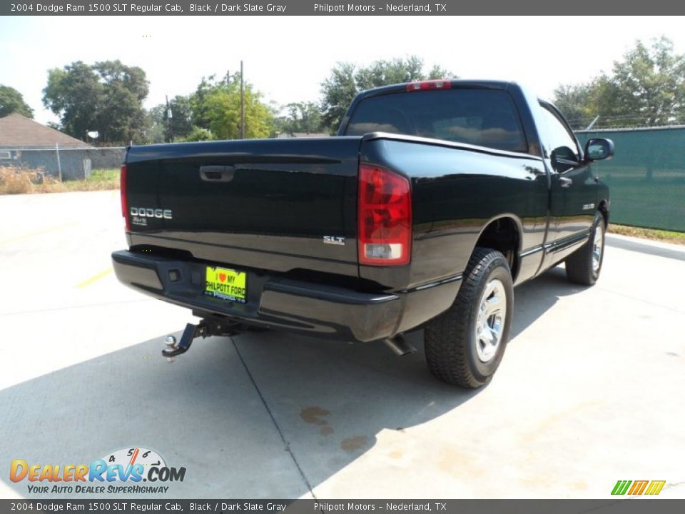 2004 Dodge Ram 1500 SLT Regular Cab Black / Dark Slate Gray Photo #3