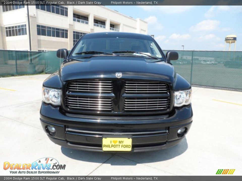 2004 Dodge Ram 1500 SLT Regular Cab Black / Dark Slate Gray Photo #8