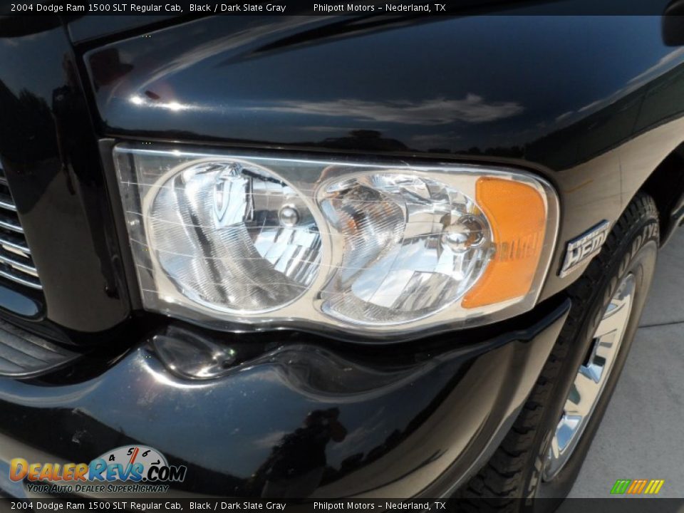 2004 Dodge Ram 1500 SLT Regular Cab Black / Dark Slate Gray Photo #10