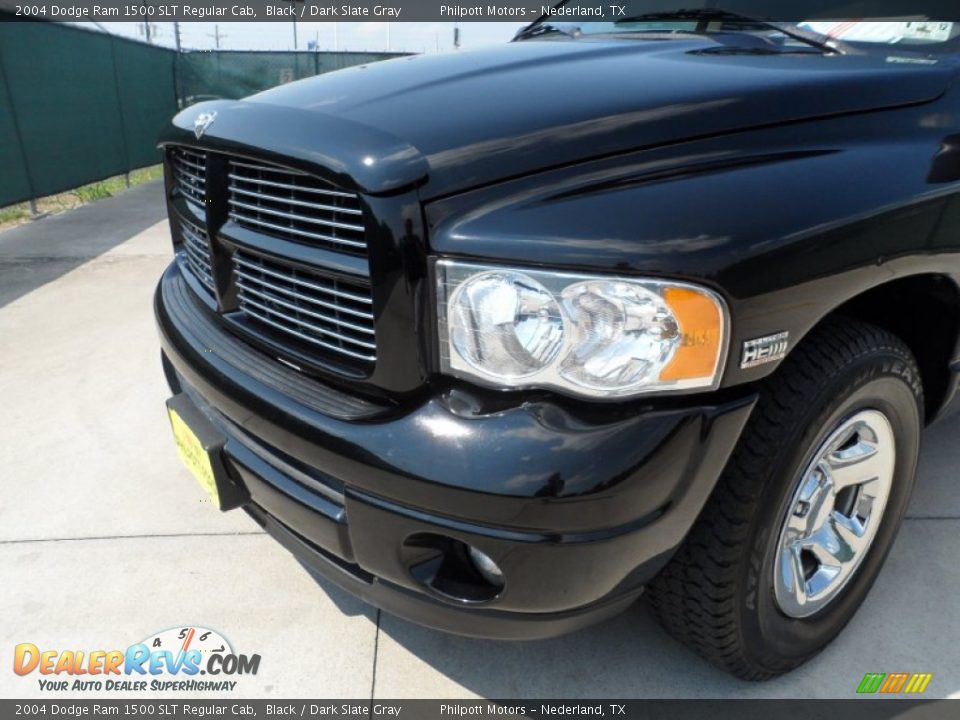 2004 Dodge Ram 1500 SLT Regular Cab Black / Dark Slate Gray Photo #11