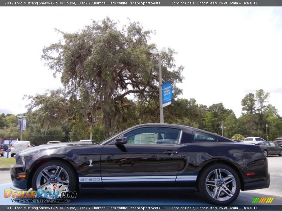 Black 2012 Ford Mustang Shelby GT500 Coupe Photo #2
