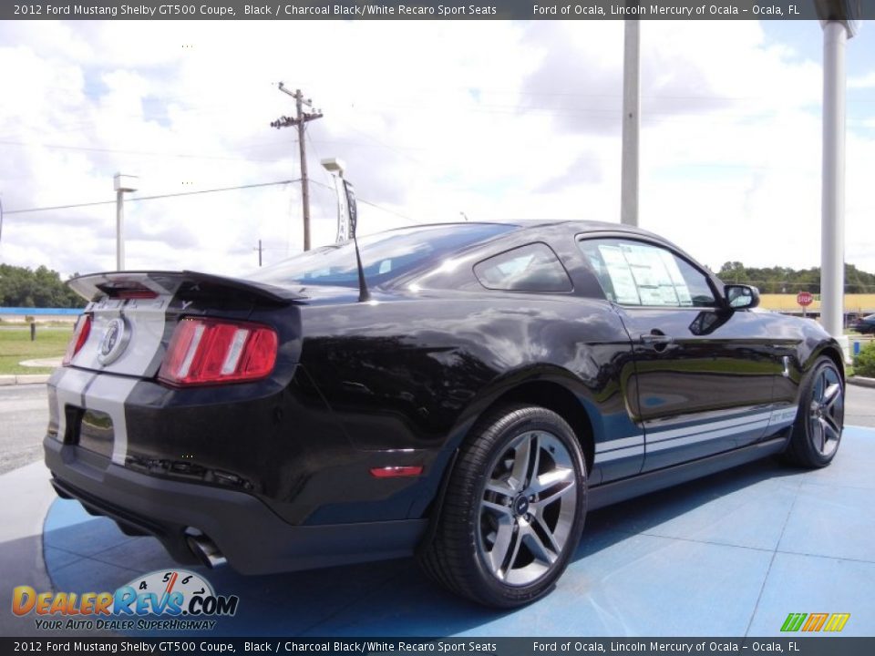 Black 2012 Ford Mustang Shelby GT500 Coupe Photo #3