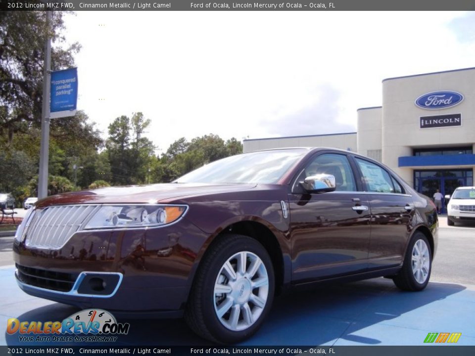 2012 Lincoln MKZ FWD Cinnamon Metallic / Light Camel Photo #1