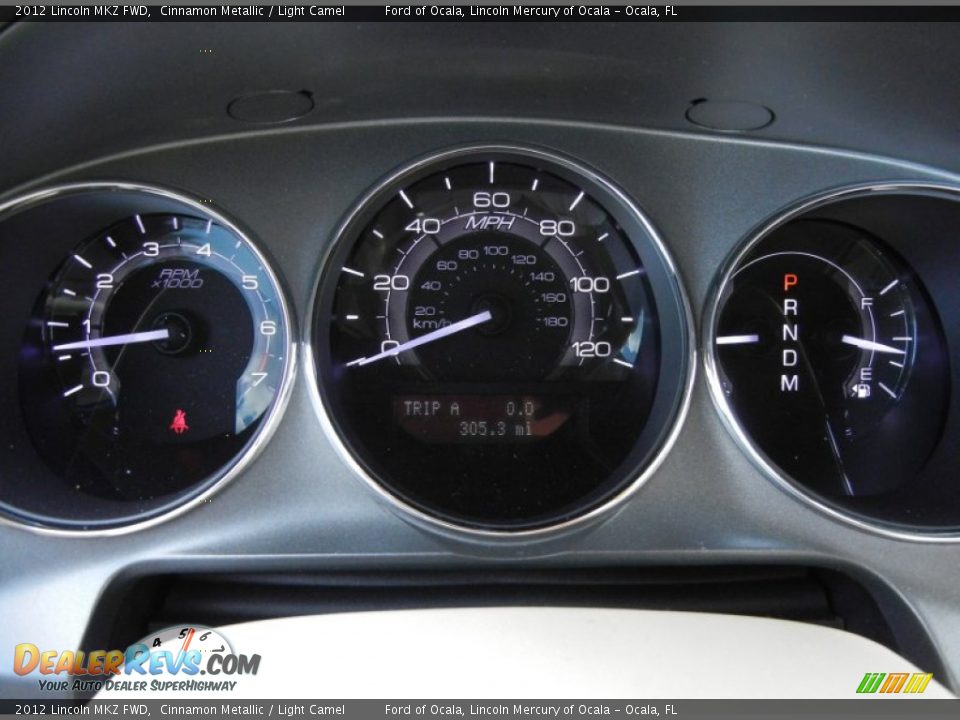 2012 Lincoln MKZ FWD Gauges Photo #8