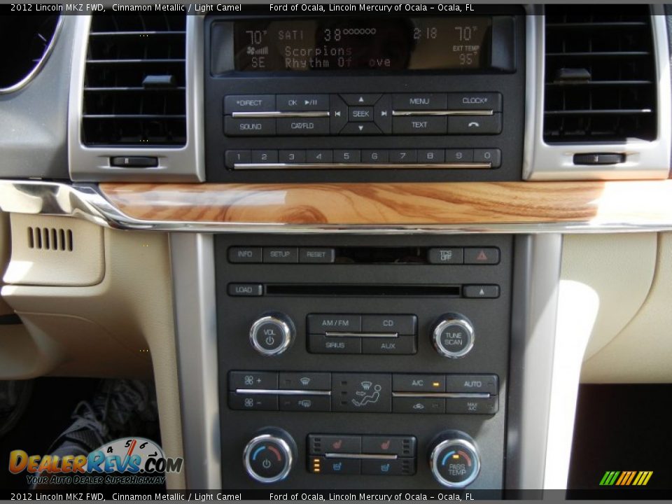 2012 Lincoln MKZ FWD Cinnamon Metallic / Light Camel Photo #9