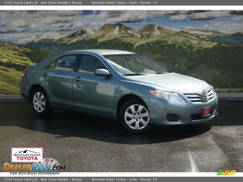 2010 Toyota Camry LE Aloe Green Metallic / Bisque Photo #1