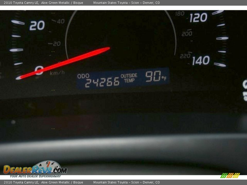 2010 Toyota Camry LE Aloe Green Metallic / Bisque Photo #4