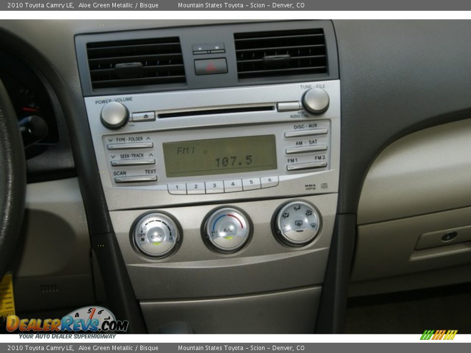 Controls of 2010 Toyota Camry LE Photo #19