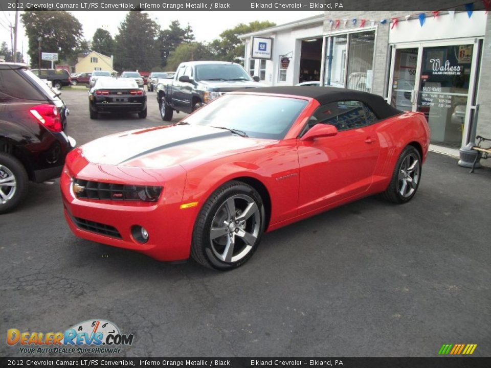 2012 Chevrolet Camaro LT/RS Convertible Inferno Orange Metallic / Black Photo #1