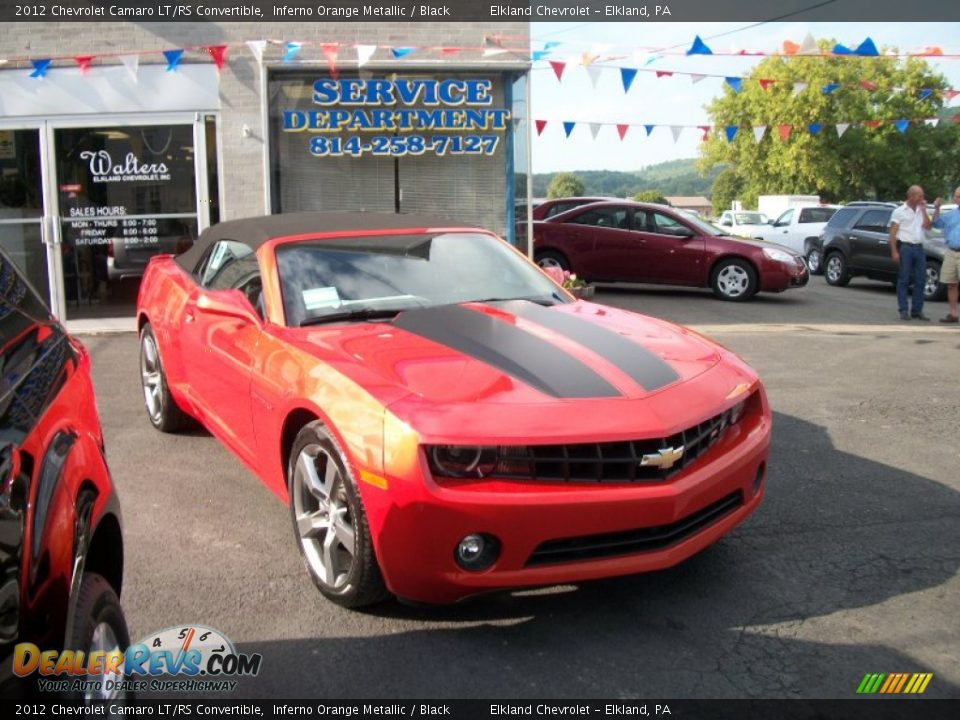 2012 Chevrolet Camaro LT/RS Convertible Inferno Orange Metallic / Black Photo #8