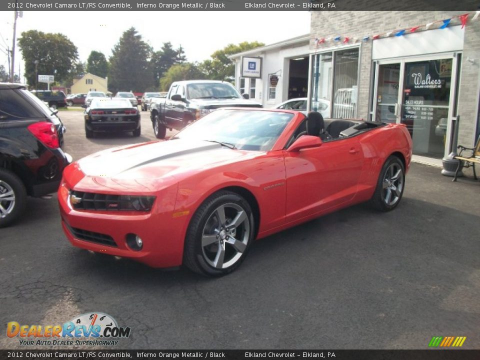 2012 Chevrolet Camaro LT/RS Convertible Inferno Orange Metallic / Black Photo #10