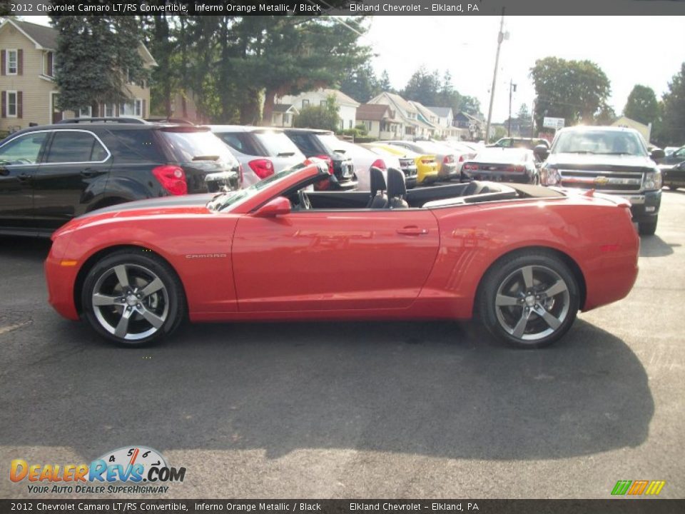 2012 Chevrolet Camaro LT/RS Convertible Inferno Orange Metallic / Black Photo #11