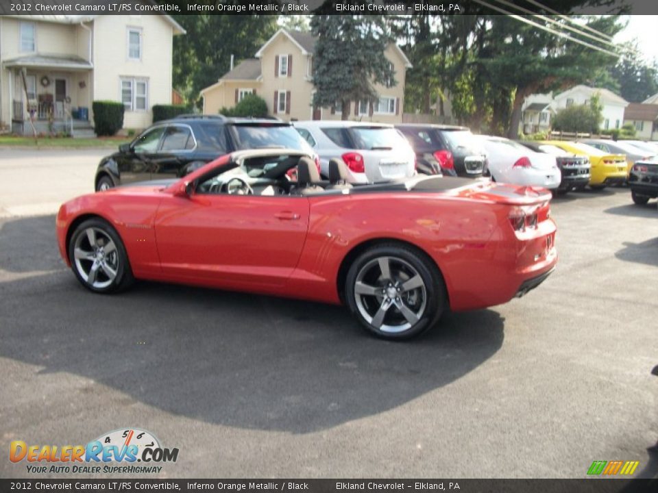 2012 Chevrolet Camaro LT/RS Convertible Inferno Orange Metallic / Black Photo #12