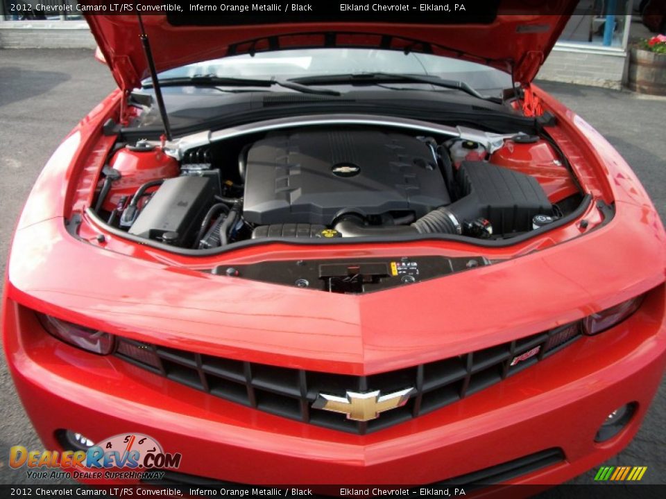 2012 Chevrolet Camaro LT/RS Convertible Inferno Orange Metallic / Black Photo #15