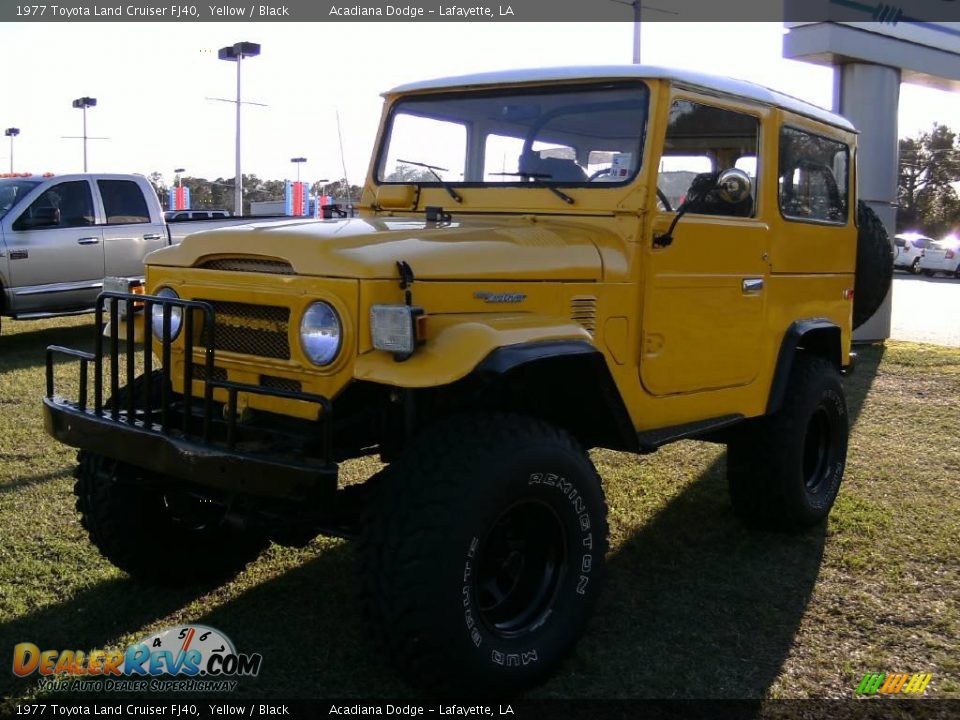 1977 Toyota Land Cruiser FJ40 Yellow / Black Photo #1