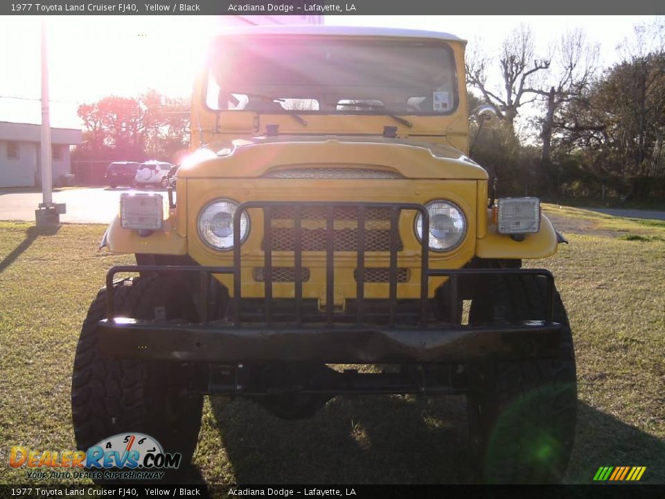 1977 Toyota Land Cruiser FJ40 Yellow / Black Photo #2