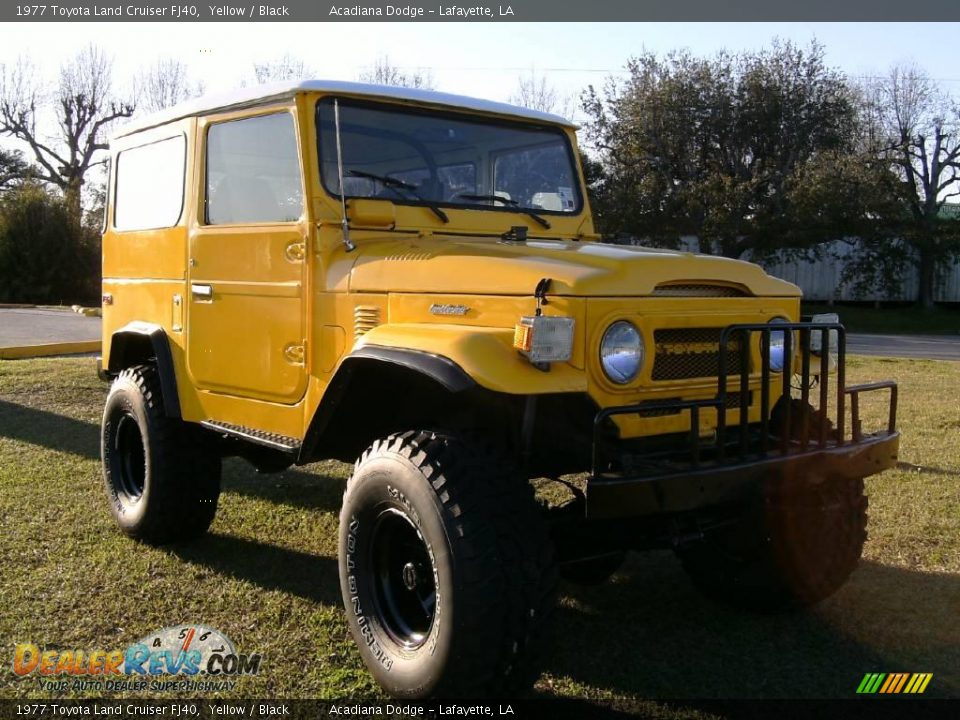 1977 Toyota Land Cruiser FJ40 Yellow / Black Photo #3