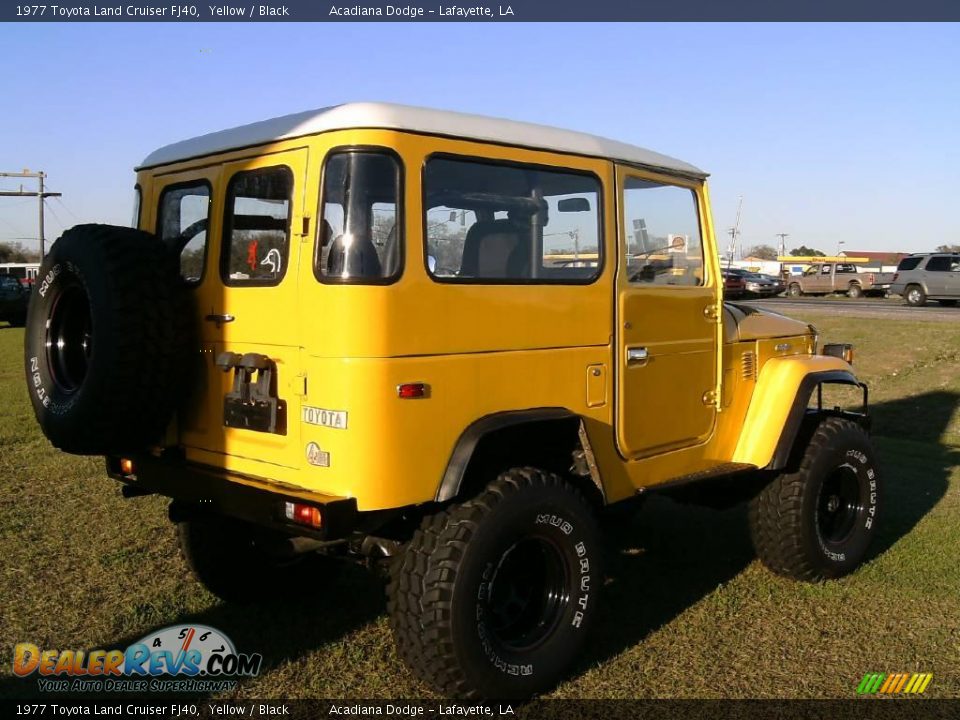 1977 Toyota Land Cruiser FJ40 Yellow / Black Photo #5
