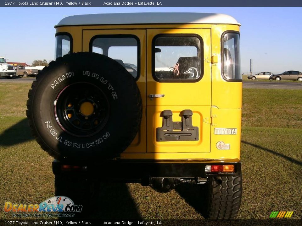 1977 Toyota Land Cruiser FJ40 Yellow / Black Photo #6