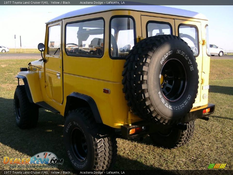 1977 Toyota Land Cruiser FJ40 Yellow / Black Photo #7
