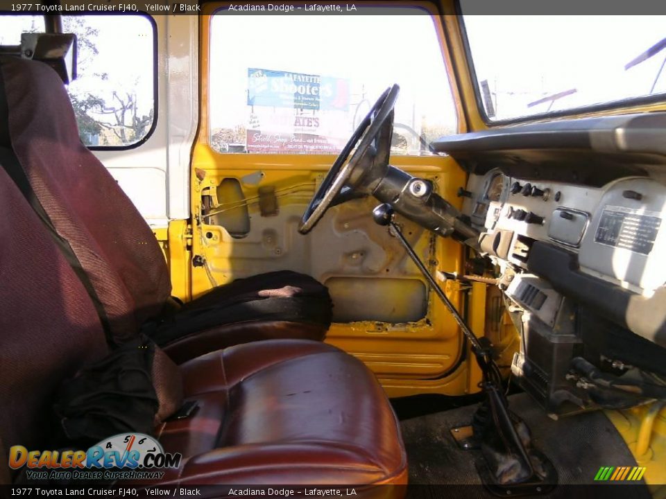 1977 Toyota Land Cruiser FJ40 Yellow / Black Photo #9